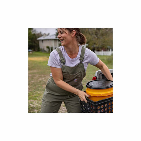 women's carhartt force® relaxed fit ripstop bib overall
