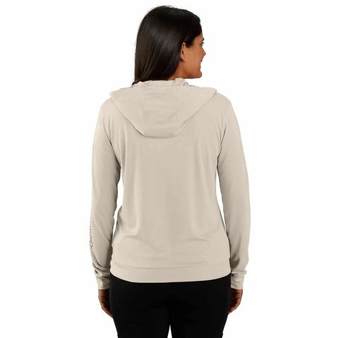 women's force sun defender™ relaxed fit lightweight long-sleeve hooded graphic t-shirt