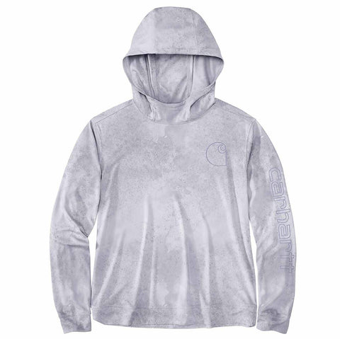 women's force sun defender™ relaxed fit lightweight long-sleeve hooded graphic t-shirt