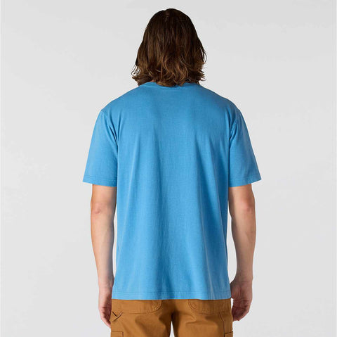 re-engineered relaxed fit lightweight short-sleeve garment dyed pocket t-shirt