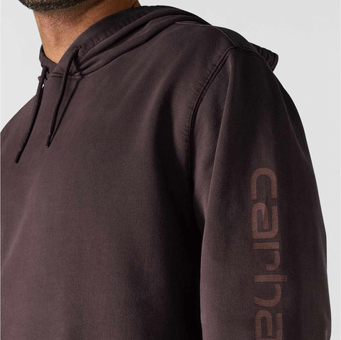 re-engineered relaxed fit midweight garment dyed french terry graphic sweatshirt