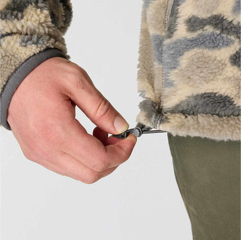 loose fit fleece pullover - 2 warmer rating