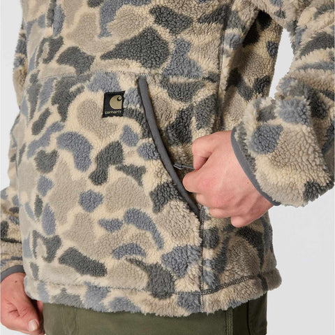 loose fit fleece pullover - 2 warmer rating