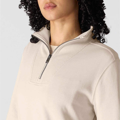women's tencel™ fiber series relaxed fit half-zip sweatshirt