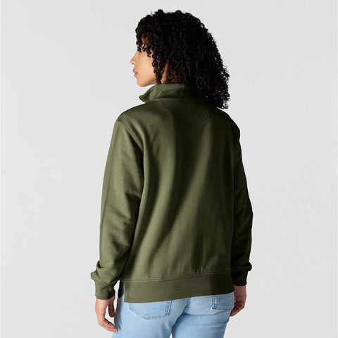 women's tencel™ fiber series relaxed fit half-zip sweatshirt