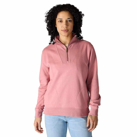 women's tencel™ fiber series relaxed fit half-zip sweatshirt