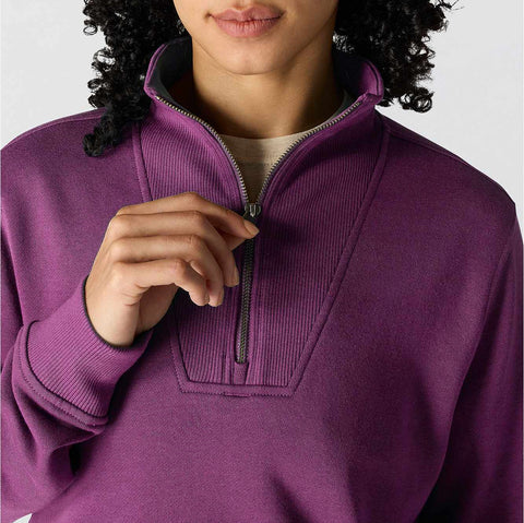 women's tencel™ fiber series relaxed fit half-zip sweatshirt