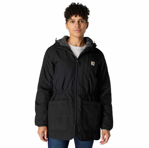 women's rockford loose fit lightweight insulated hooded coat - 4 extreme warmth rating