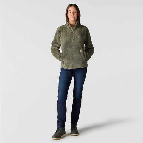 women's loose fit fleece pullover - 3 warmest rating