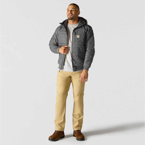 rain defender® relaxed fit lightweight insulated hooded jacket - 3 warmest rating