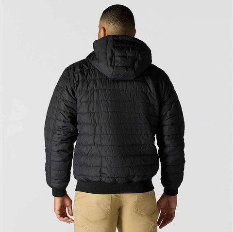 rain defender® relaxed fit lightweight insulated hooded jacket - 3 warmest rating