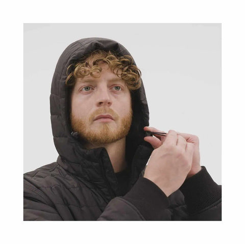 rain defender® relaxed fit lightweight insulated hooded jacket - 3 warmest rating