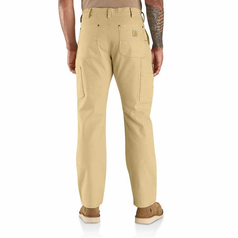 rugged flex® relaxed fit  garment dyed duck double-front utility pant