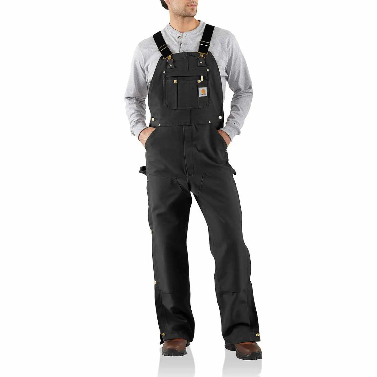 loose fit firm duck bib overall