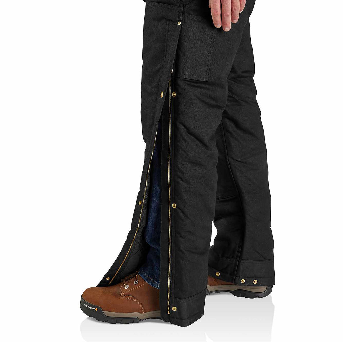 loose fit firm duck insulated biberall - 4 extreme warmth rating