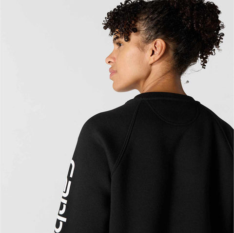 women's relaxed fit midweight graphic crewneck sweatshirt