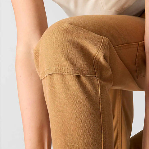 women's vintage fit high rise duck double-front pant