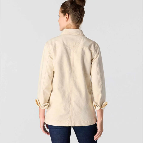 women's rugged flex® loose fit canvas chore coat - 1 warm rating