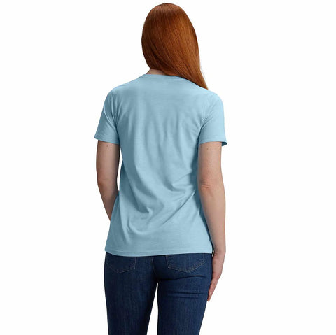 women's tencel™ fiber series relaxed fit short-sleeve graphic v-neck t-shirt