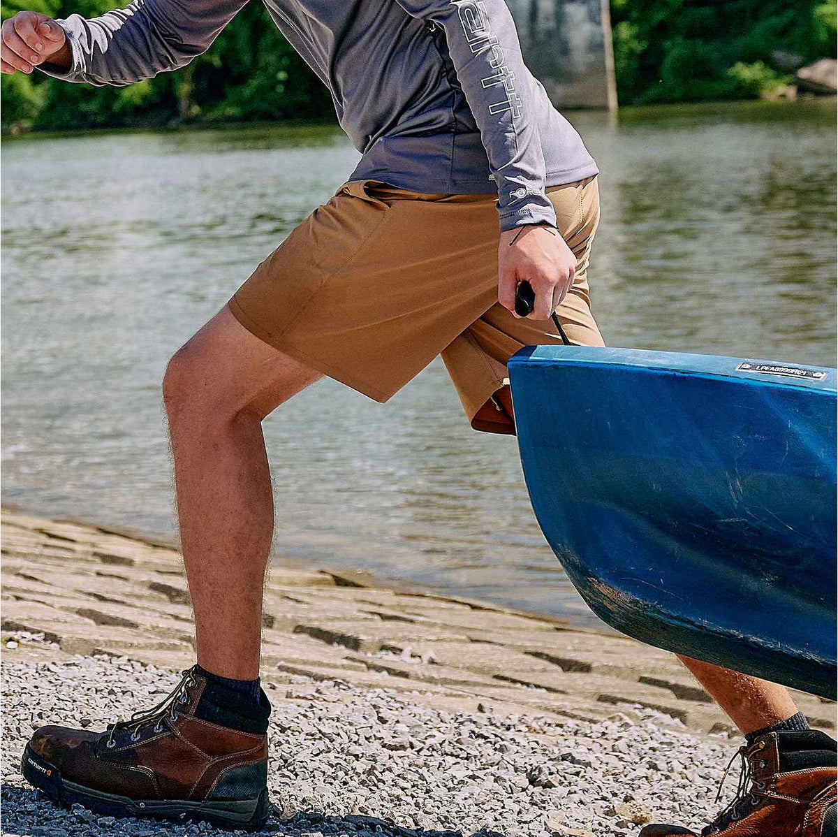 relaxed 7" force phoenix pull on short