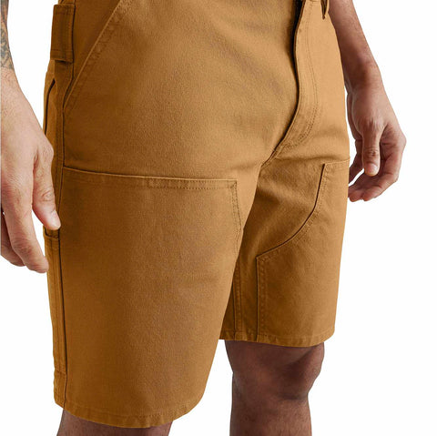 rugged flex® relaxed fit duck double-front utility work short
