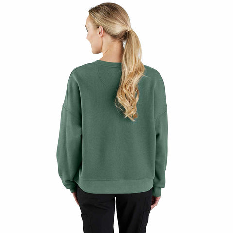 women's tencel™ fiber series loose fit sleeve graphic sweatshirt