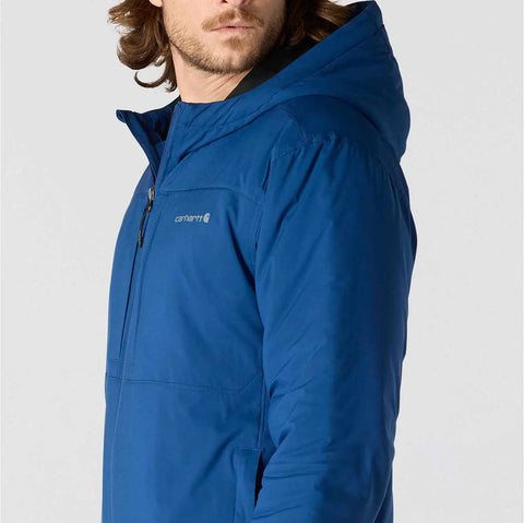 rugged flex® relaxed fit lightweight stretch insulated jacket - 3 warmest rating