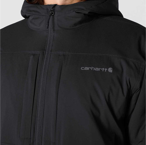 rugged flex® relaxed fit lightweight stretch insulated jacket - 3 warmest rating