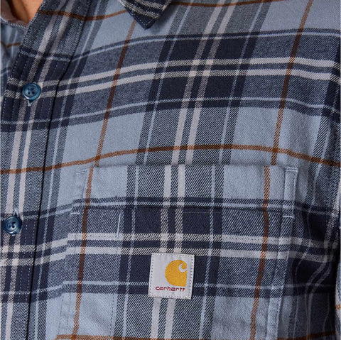 rugged flex™ relaxed fit midweight flannel long-sleeve plaid shirt