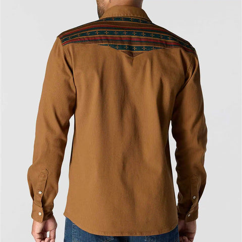 montana rugged flex™ relaxed fit corduroy long-sleeve shirt