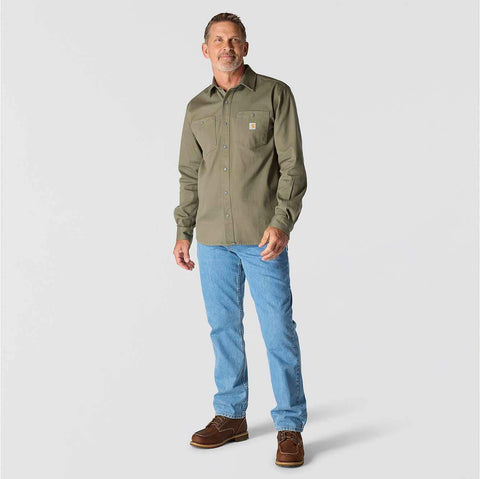 montana rugged flex™ relaxed fit corduroy long-sleeve shirt