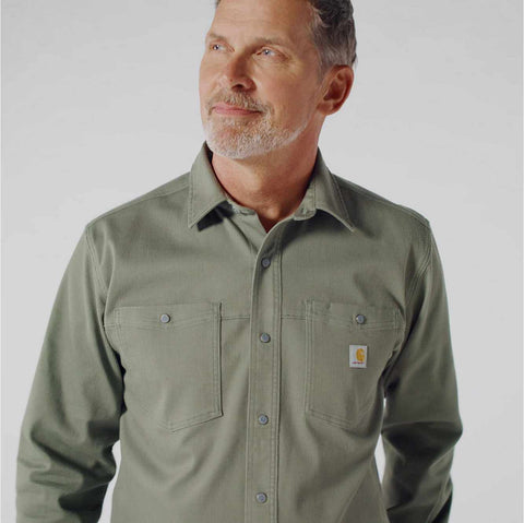 montana rugged flex™ relaxed fit corduroy long-sleeve shirt