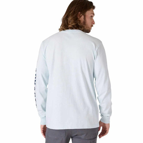 relaxed fit heavyweight long-sleeve pocket mountain graphic t-shirt