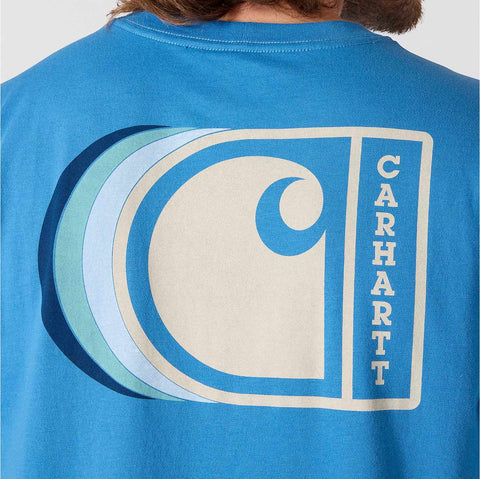 relaxed fit lightweight short-sleeve c graphic t-shirt