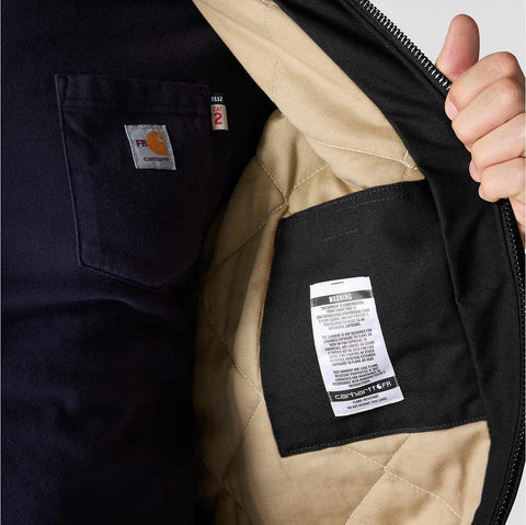 flame resistant loose fit duck insulated active jac