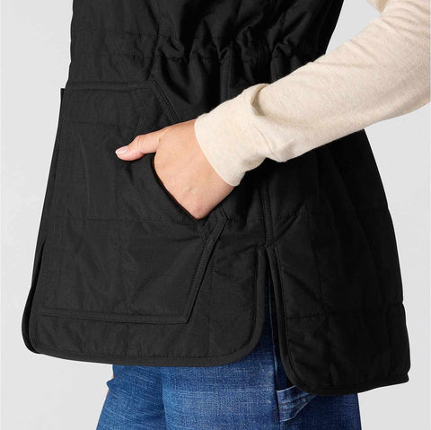 women's rain defender® relaxed fit lightweight insulated mock-neck vest