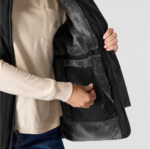 women's rain defender® relaxed fit lightweight insulated mock-neck vest