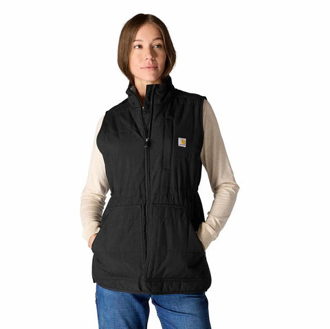 women's rain defender® relaxed fit lightweight insulated mock-neck vest