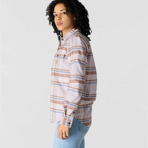 women's tencel™ fiber series relaxed fit plaid shirt