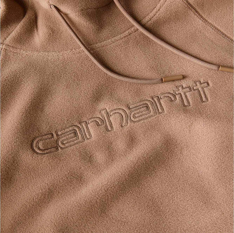 women's carhartt force® force oversized-fit fleece hooded sweatshirt