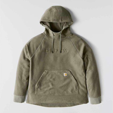women's carhartt force® force oversized-fit fleece hooded sweatshirt