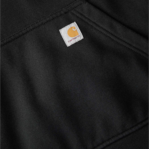 women's oversized-fit midweight hooded heart graphic sweatshirt