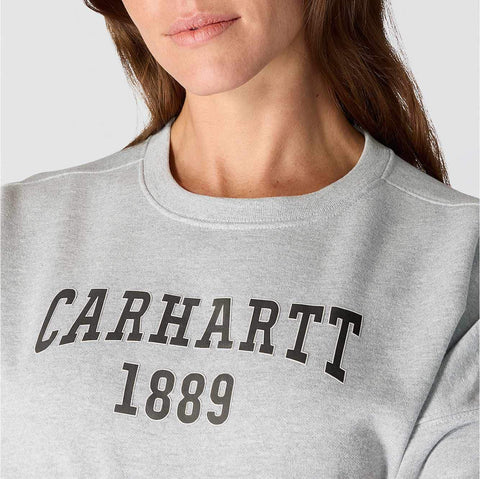 women's loose fit midweight carhartt graphic sweatshirt
