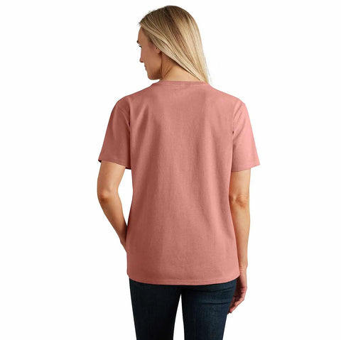 women's loose fit mother's day pocket t-shirt