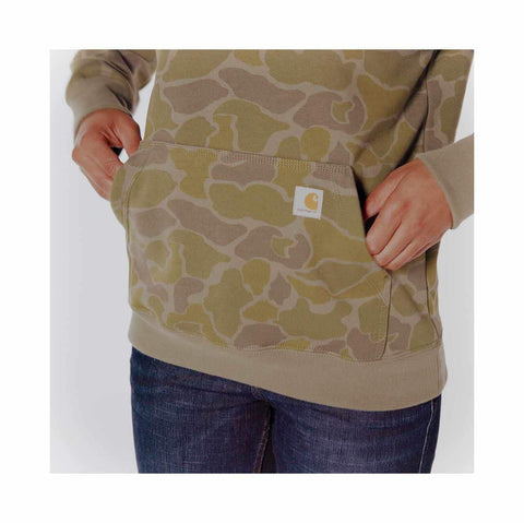 women's relaxed fit midweight logo sleeve graphic printed sweatshirt