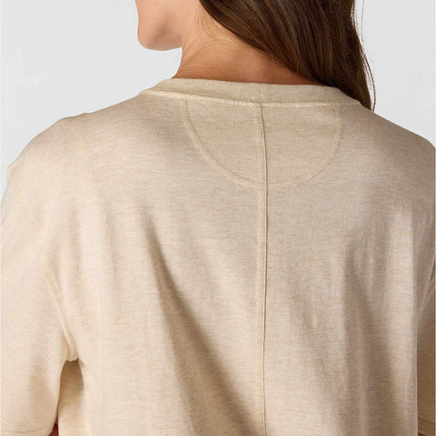 tencel™ fiber series loose fit short-sleeve flower pocket t-shirt