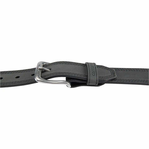 leather triple stitch belt