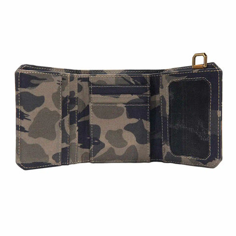 nylon duck trifold wallet