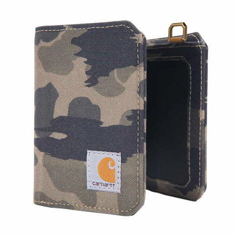 nylon duck trifold wallet