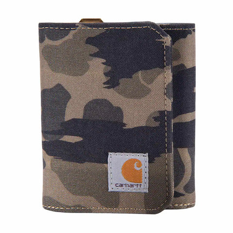 nylon duck trifold wallet